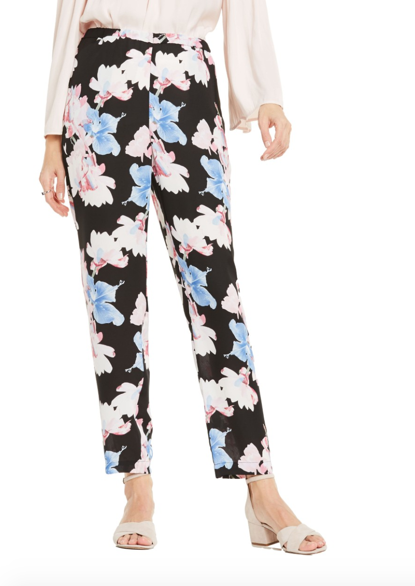 The Face Of Style: 20 Best Picks From Nordstrom Half Yearly Sale - Vince Camuto Floral Ankle Pants