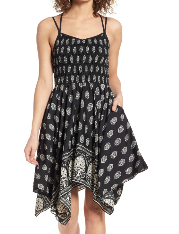 The Face Of Style: 20 Best Picks From Nordstrom Half Yearly Sale - Band Of Gypsies Handkerchief Dress